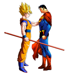 goku and superman render by jayc79-d5r5knm
