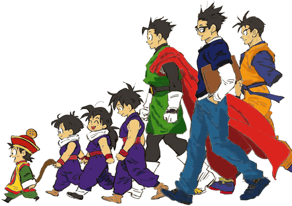 gohan phases render by narutouzumakideviant-d5ilbl4