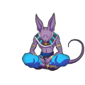 beerus chills render by thearcosian-d99oa4s