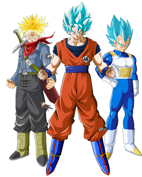 los 3 super saiyajins mas poderosos by naironkr-dao1gg6