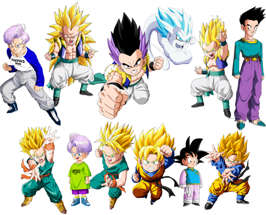 goten and trunks vector render by ddgraphics-d5ds6io