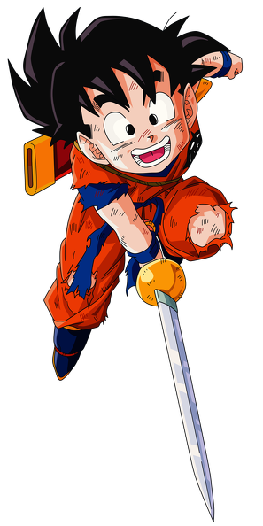 kid gohan vector render extraction png by tattydesigns-d5acvzf
