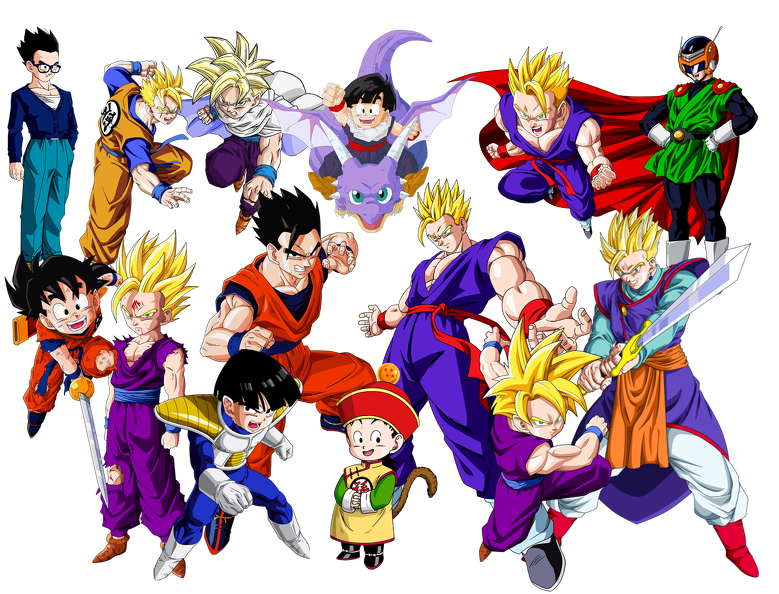 all_gohan_render_vector_by_ddgraphics.png