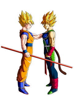 son goku and bardock by orco05-d54u7lr