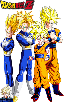 the four super saiyans by dbzandsm-d5hlgha