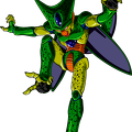 Render Dragon Ball Z cell imperfect