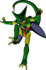 Render Dragon Ball Z cell imperfect