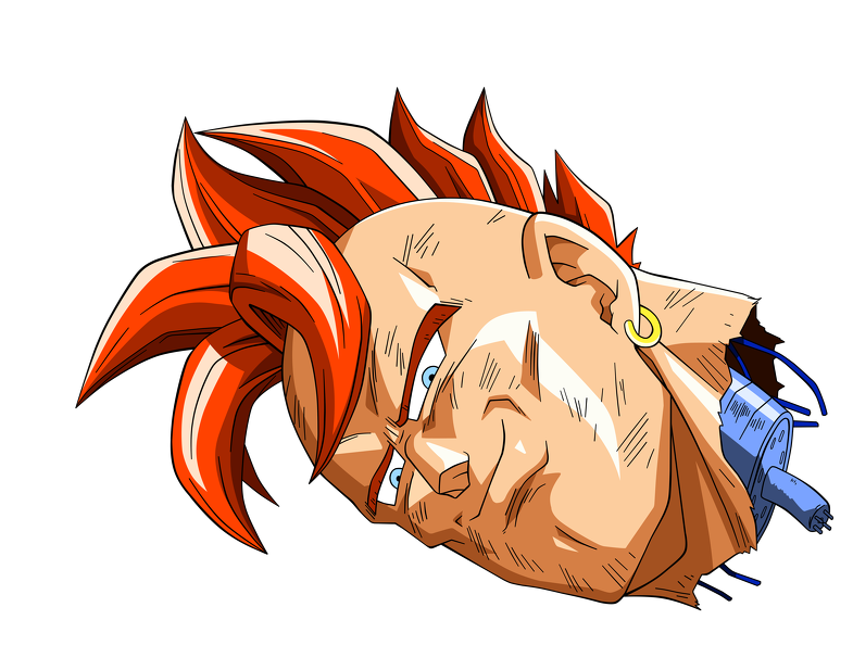 Android 16 (Head) - DBZ Androids & Cell Saga