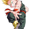 kid trunks ssj vector render extraction png by tattydesigns-d5a30lt
