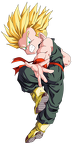 kid trunks ssj vector render extraction png by tattydesigns-d5a30lt