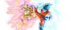 Goku Blue Vs Freezer Golden